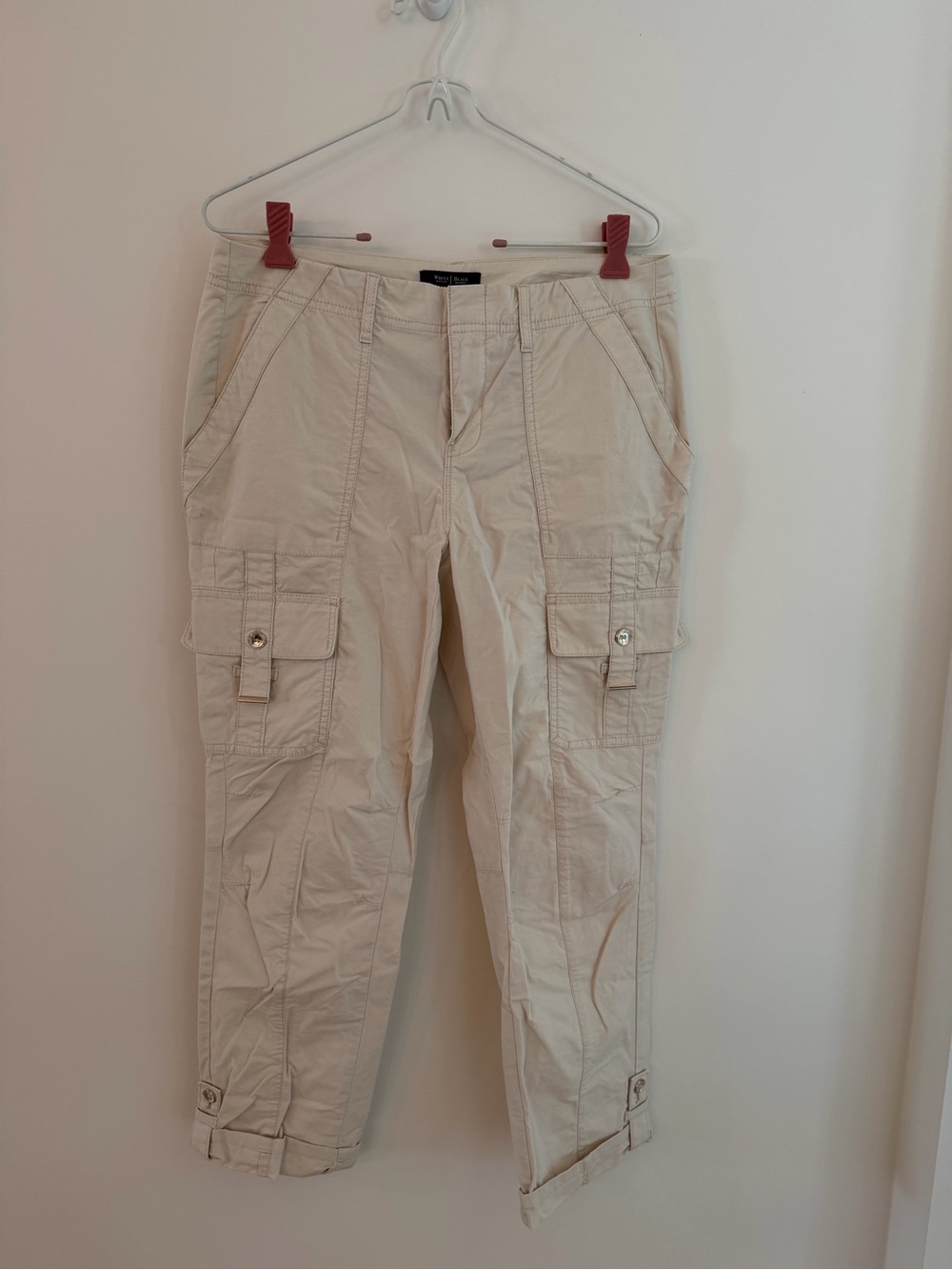 White House Black Market Beige Cargo Pants
